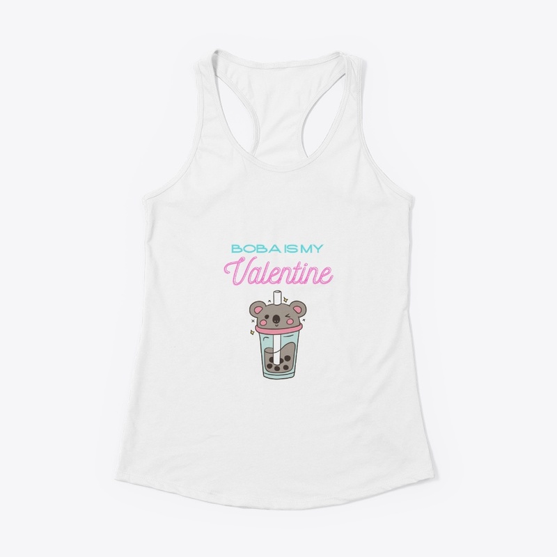 Valentine's Day Boba Unisex Kawaii