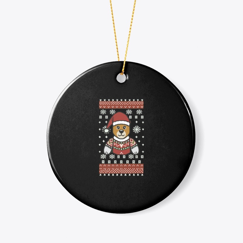 Vector ugly christmas t shirt design