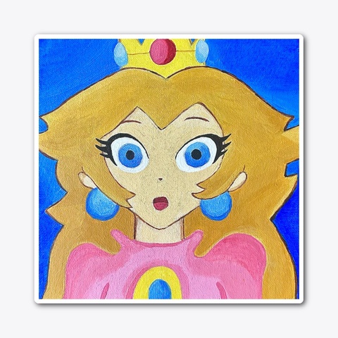 Peach Sticker Standard T-Shirt Front