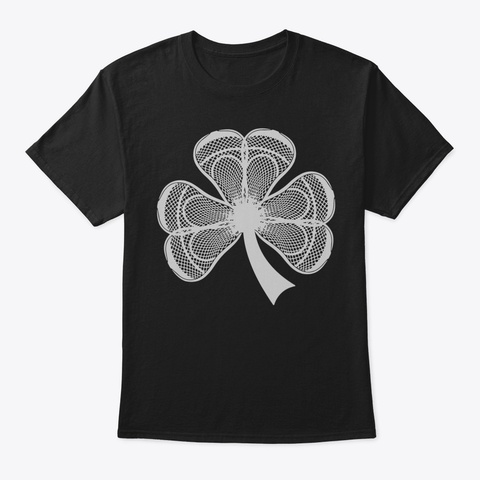 Lacrosse Shamrocks St Patricks Day 2019  Black T-Shirt Front