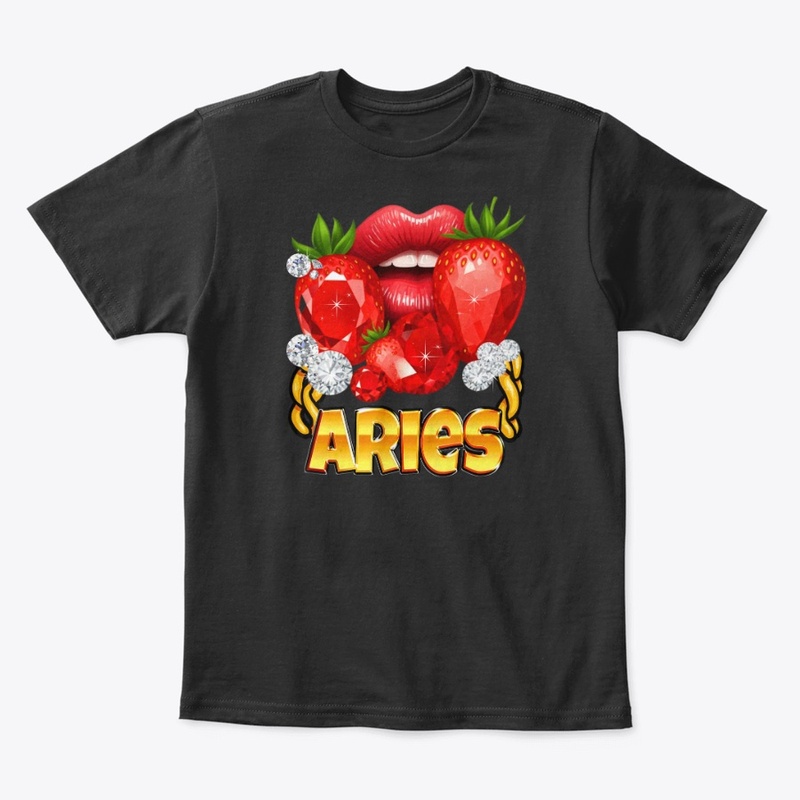 Lips Gold Chain Aries Birthday Gift