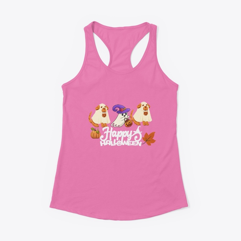 Halloween Ghost Dog T shirt 