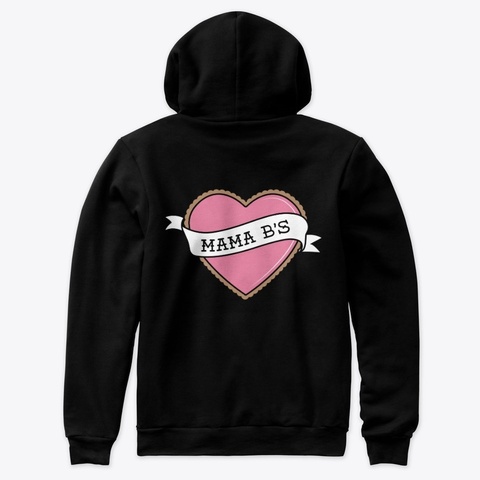 Hip Mama B Black T-Shirt Back