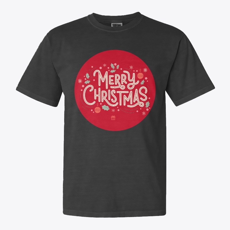 Merry Christmas Wishes  T-Shirt Design