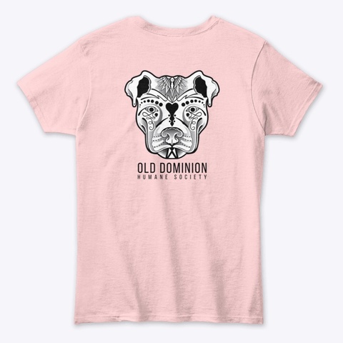 Odhs “Ask Me” Women’s T Shirt Light Pink T-Shirt Back