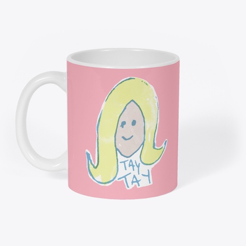 Tay Tay Pastel Pink T-Shirt Front