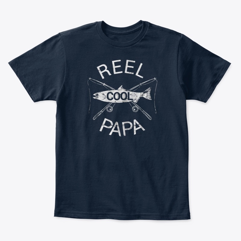 Fishing Reel Cool Papa Tshirt