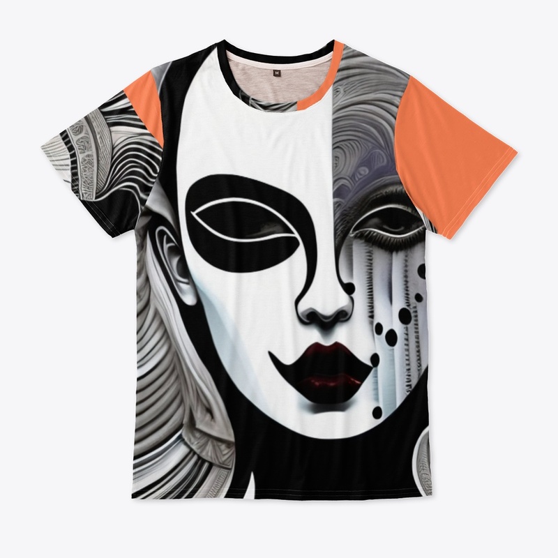 Creepy Face by Lines Product