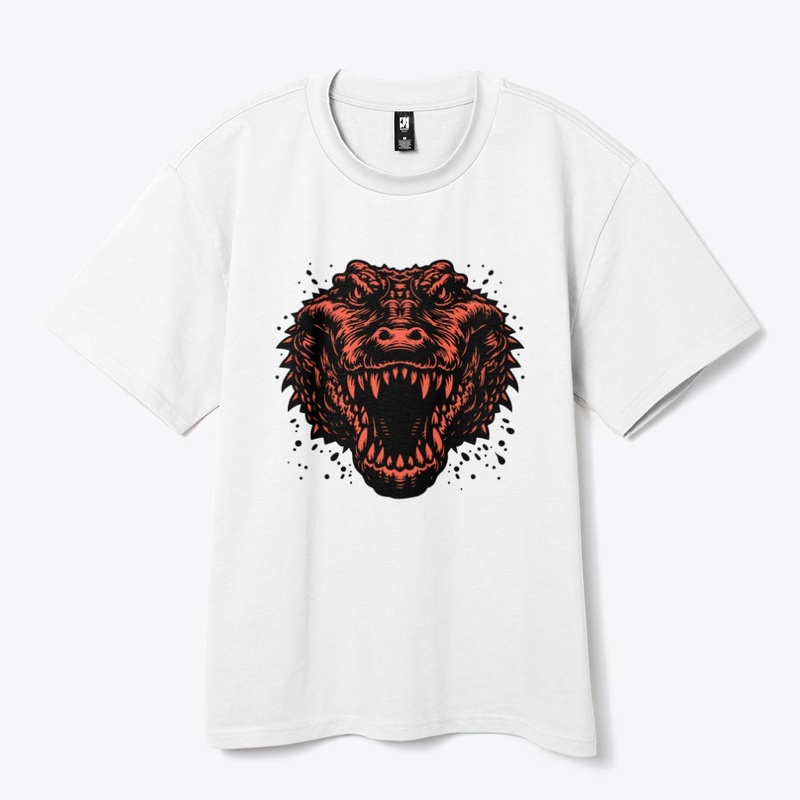 Fierce Alligator Head Apparel