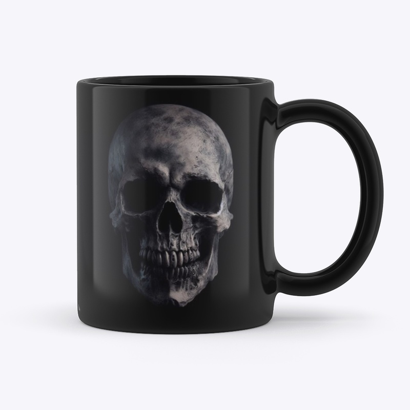 3D Spooky Skull Halloween Mug