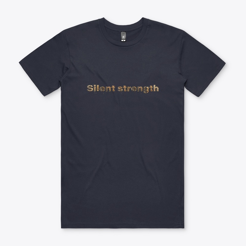 Silent Strength -Dripping Gold Design