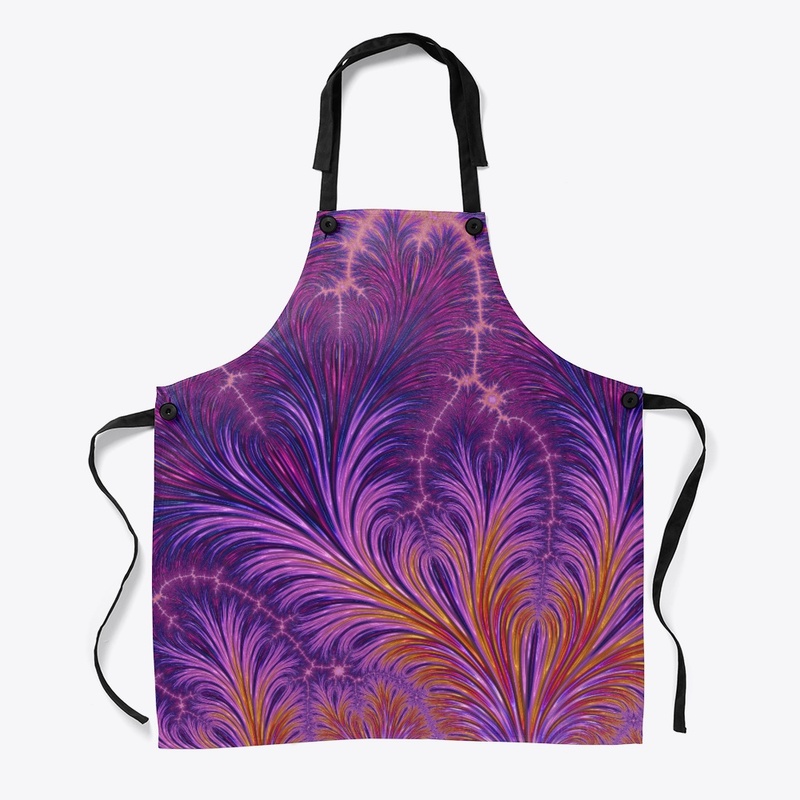 Boho Funky Abstract Feather Fractal
