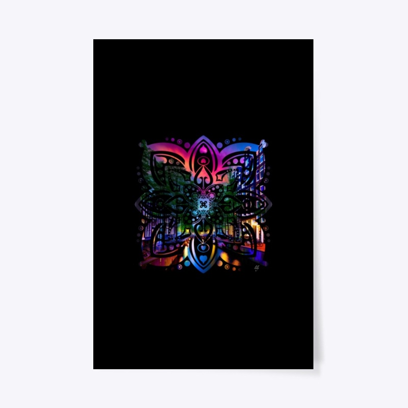 Amsterdam City Silhouette (black)