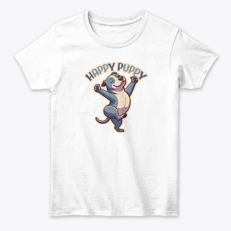 happy puppy - pitbull dance