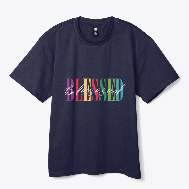 The "Blessed" t-shirt design 