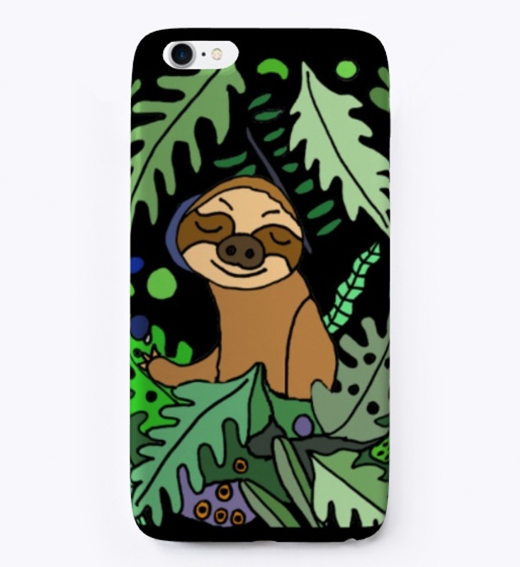 Cool Sloth in the Jungle Art
