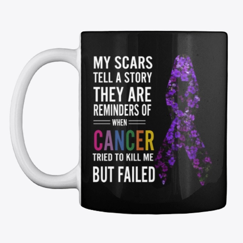 My Scars Tell A Story Against Cancer Tee