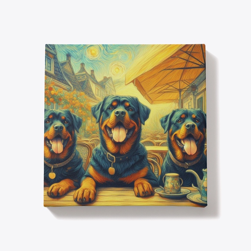 Rottweilers Spring
