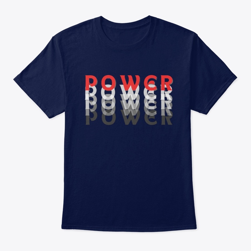 power t-shirt design 