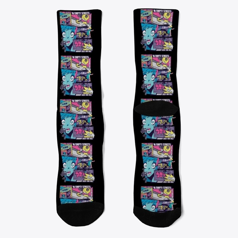 Anime Vaporwave Skater Fall Comic