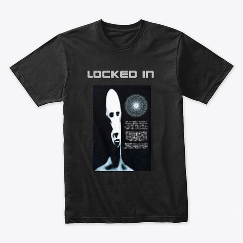 Locked In Black T-Shirt Front
