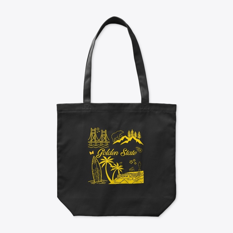 Golden State tote bag, California tote