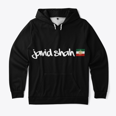 Javid Shah Sport  Black T-Shirt Front