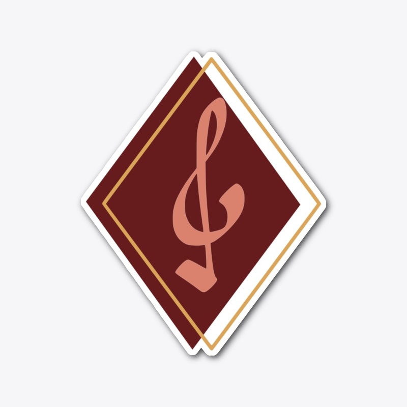 Music Lovers Symbol - Burgundy