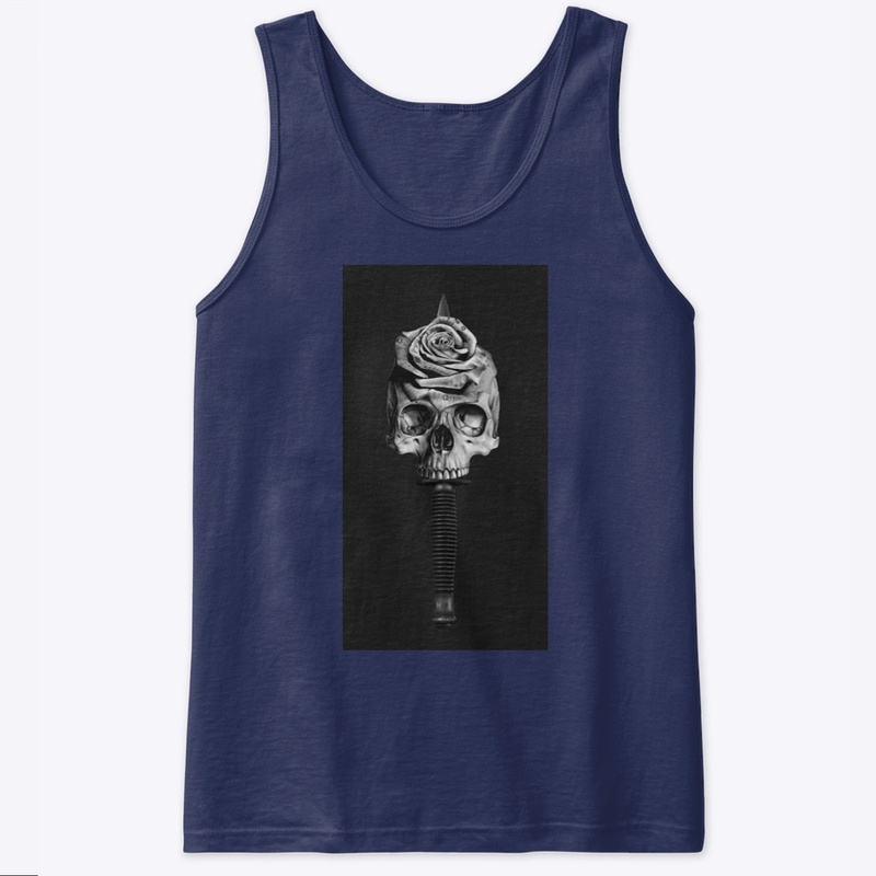 Skull rose and dagger
