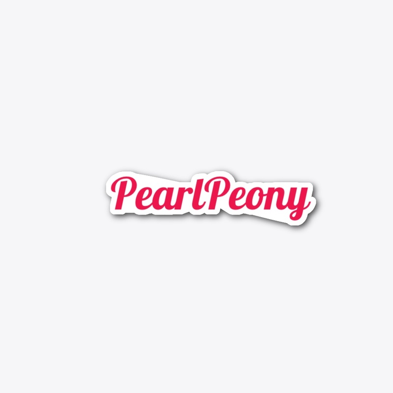PearlPeony Sticker