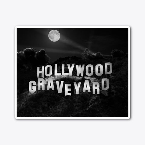 Hollywood Graveyard Logo Square Standard T-Shirt Front