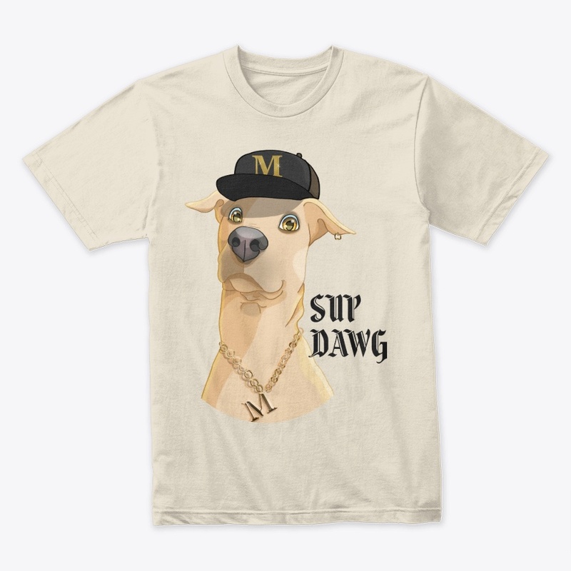 Funny rapper gangsta dog