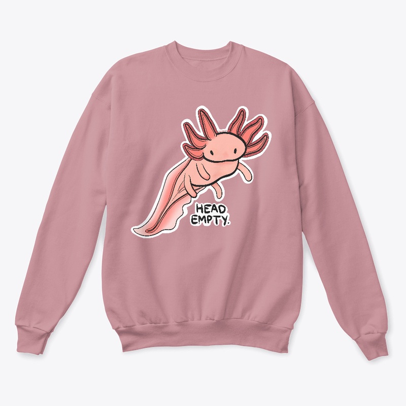 "Head Empty" Axolotl