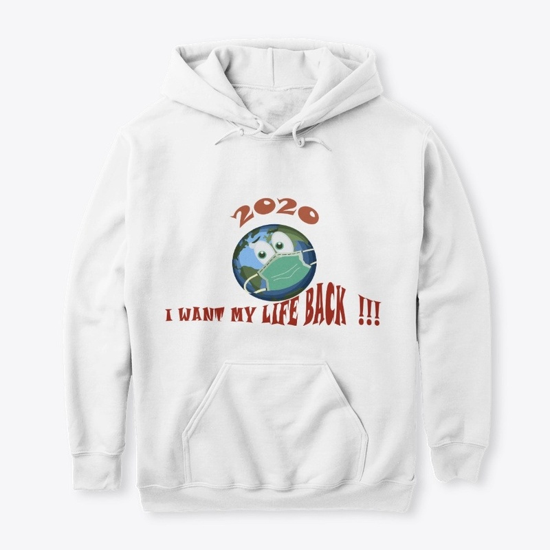  EARTH WEARING MASK 2020 COVID Hoodie 