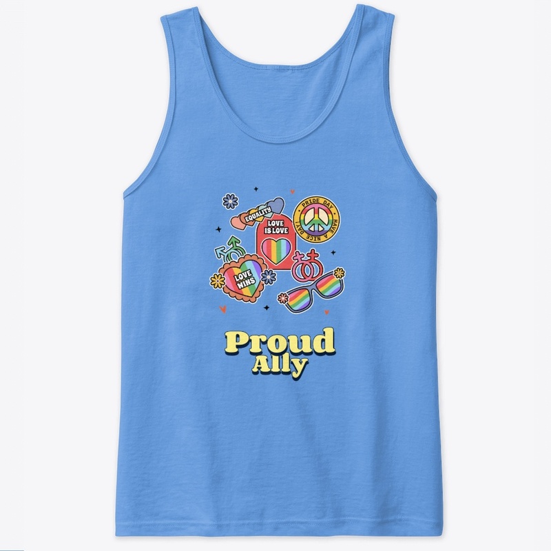 Proud Ally LGBTQ T-Shirt.