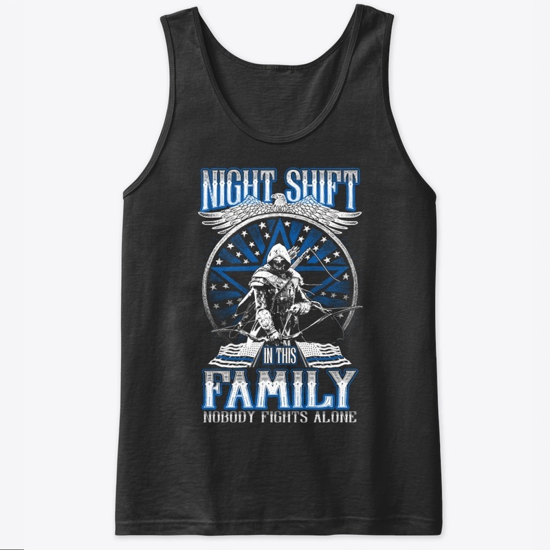 Night Shift Fights Alone Tees
