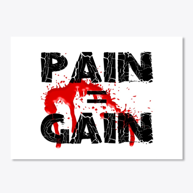 PAIN=GAIN Sticker