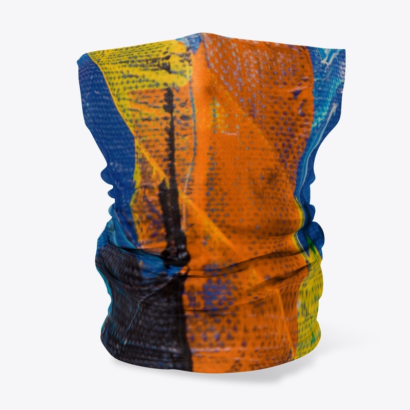 Abstract Paint Brush Textured Design  