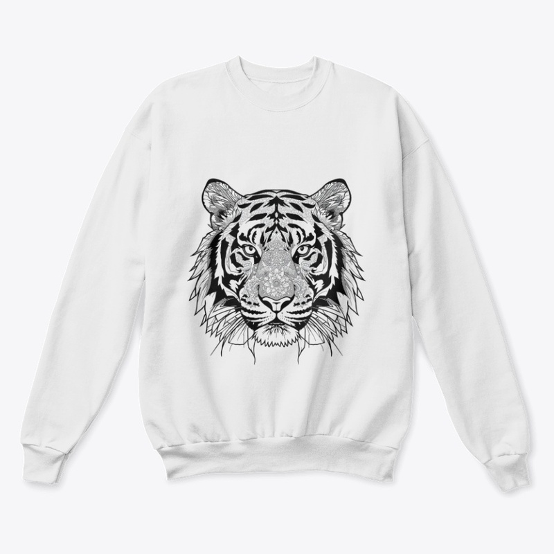 Floral Tiger Illustration Design