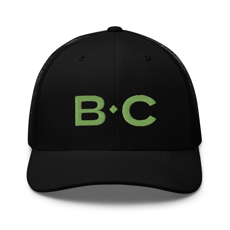 BC Trucker Hat Green/Black