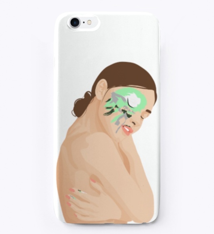 Face paint - green