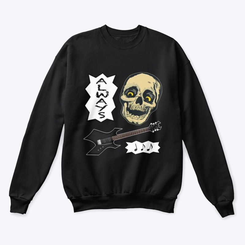 always skull guitar