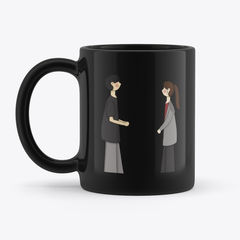 Couples Cartoon illustration Mug