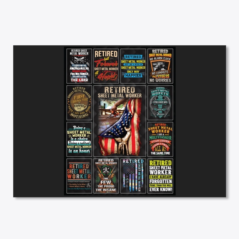 Retired Sheet Metal Worker Collage