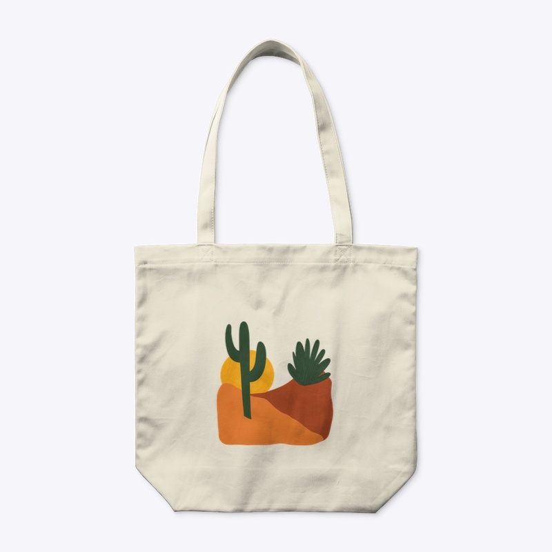 Minimalist Desert Sunset