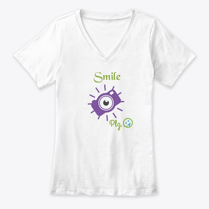 Smiley Camera Emoji Logo Tshirt