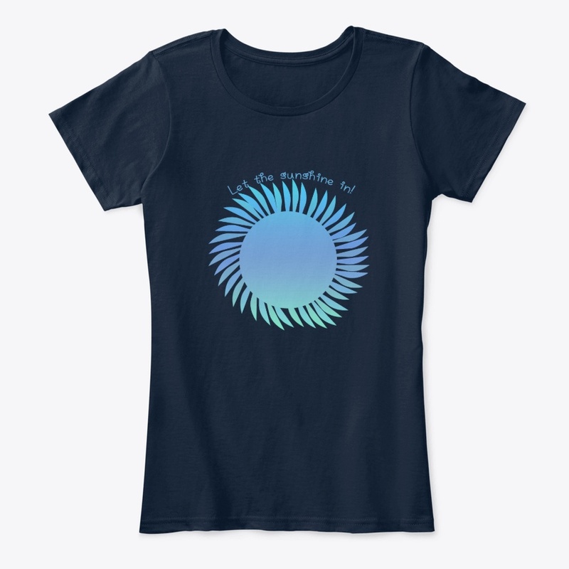 Let the sunshine in! two tone blue