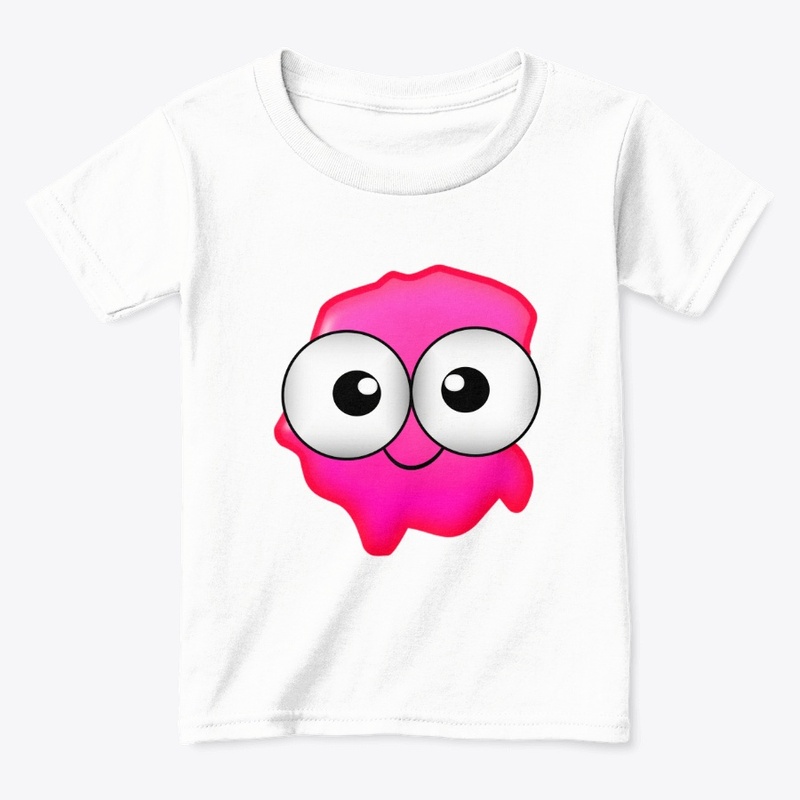Girls Adorable Pink Gum Character. 