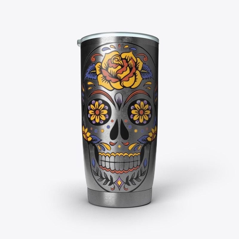 Floral Artistic skull