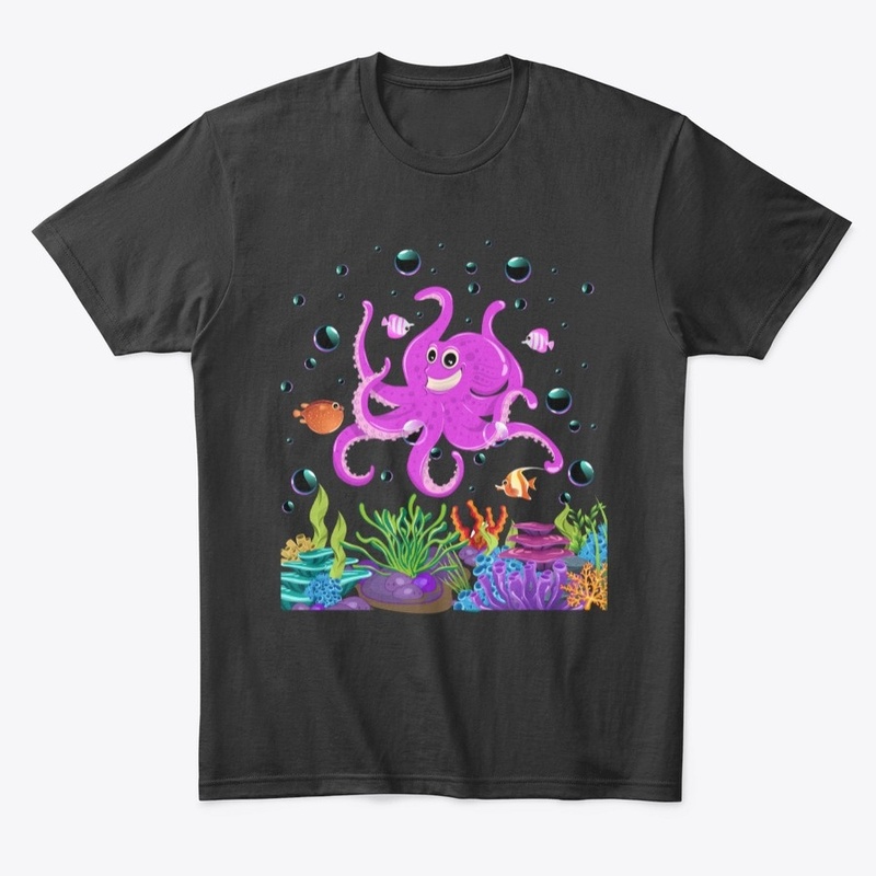 Cheerful octopus